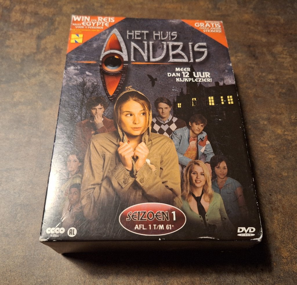 Het huis Anubis Dvd box Seizoen 1 Afl 1 t/m 61, Avontuur, Verzenden, Alle leeftijden, Nederlands