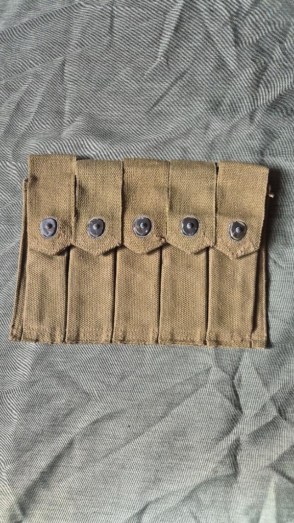 Us ww2 thompson pouch 1943, Ophalen of Verzenden, Nederland, Overige typen