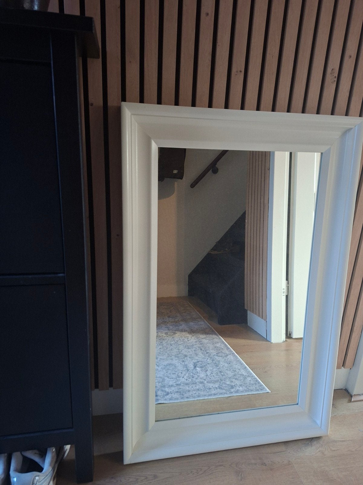 IKEA HEMNES spiegel - Wit, zo goed als nieuw, Ophalen, 100 tot 150 cm, Zo goed als nieuw, Rechthoekig