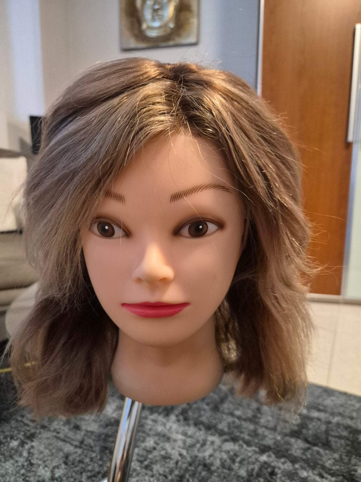 pruik echt haar lace wig haarwerk kort model, Sieraden, Tassen en Uiterlijk, Ophalen of Verzenden, Nieuw, Pruik of Haarverlenging