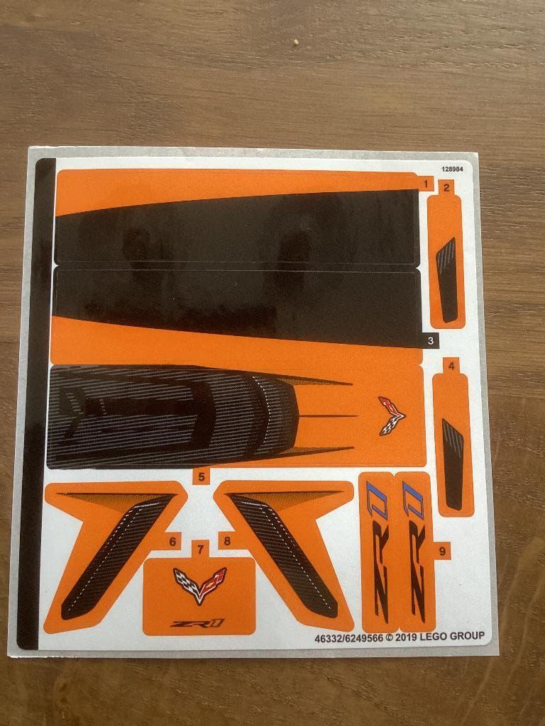 Lego 42093 stickers, Lego, Overige typen, Nieuw, Ophalen of Verzenden