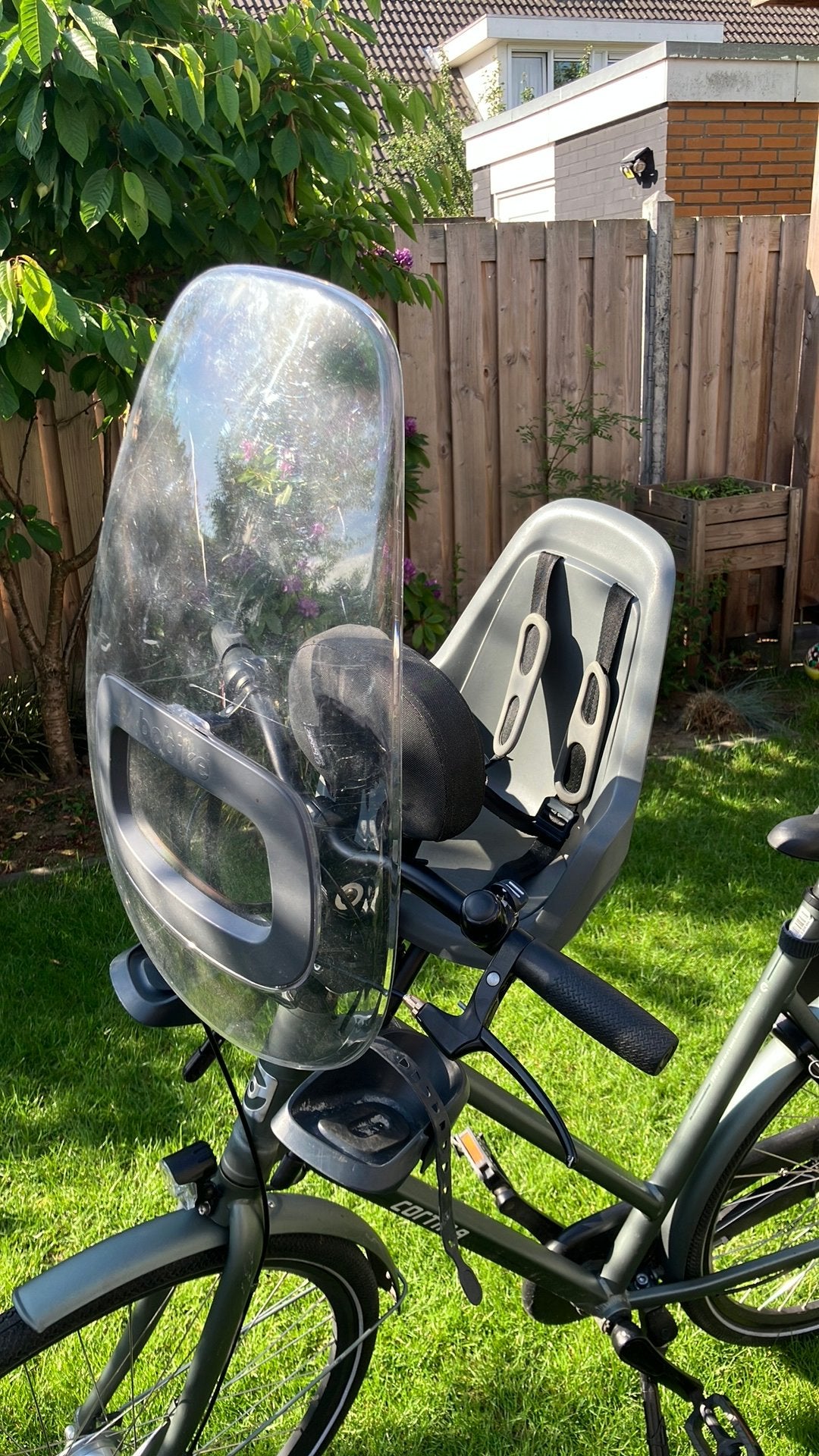 Bobike fiets voorzitje compleet, Ophalen, Voetsteuntjes, 0 t/m 18 kg, Voorzitje