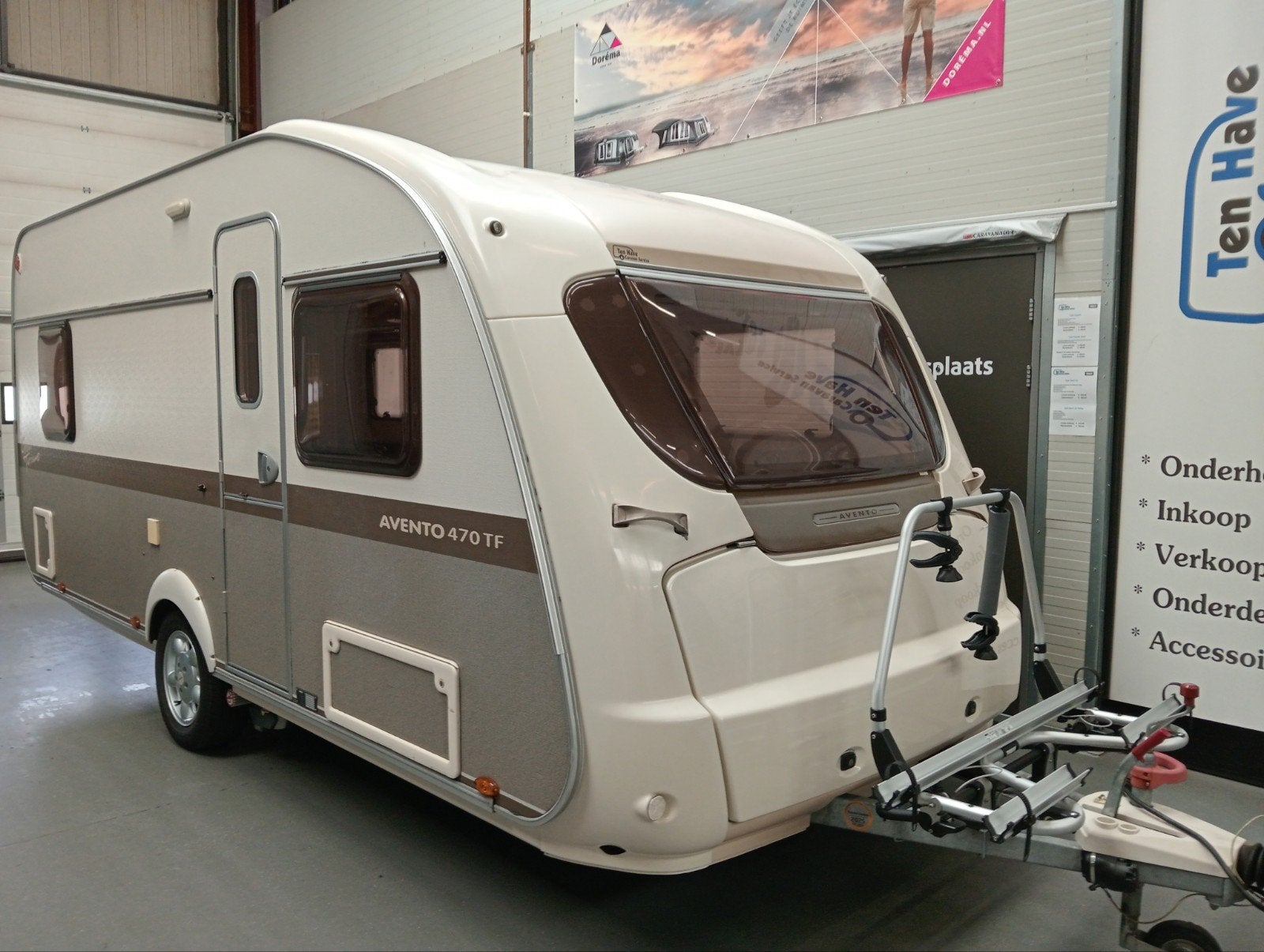 Avento Grand tursimo 470 TF incl. luifel en mover TRUMA, Caravans en Kamperen, Avento, Bedrijf, 6 tot 7 meter, Schokbreker