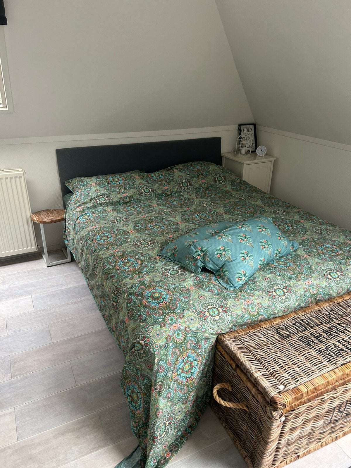 Boxspring Ikea, Ophalen, Zo goed als nieuw, Tweepersoons, 160 cm