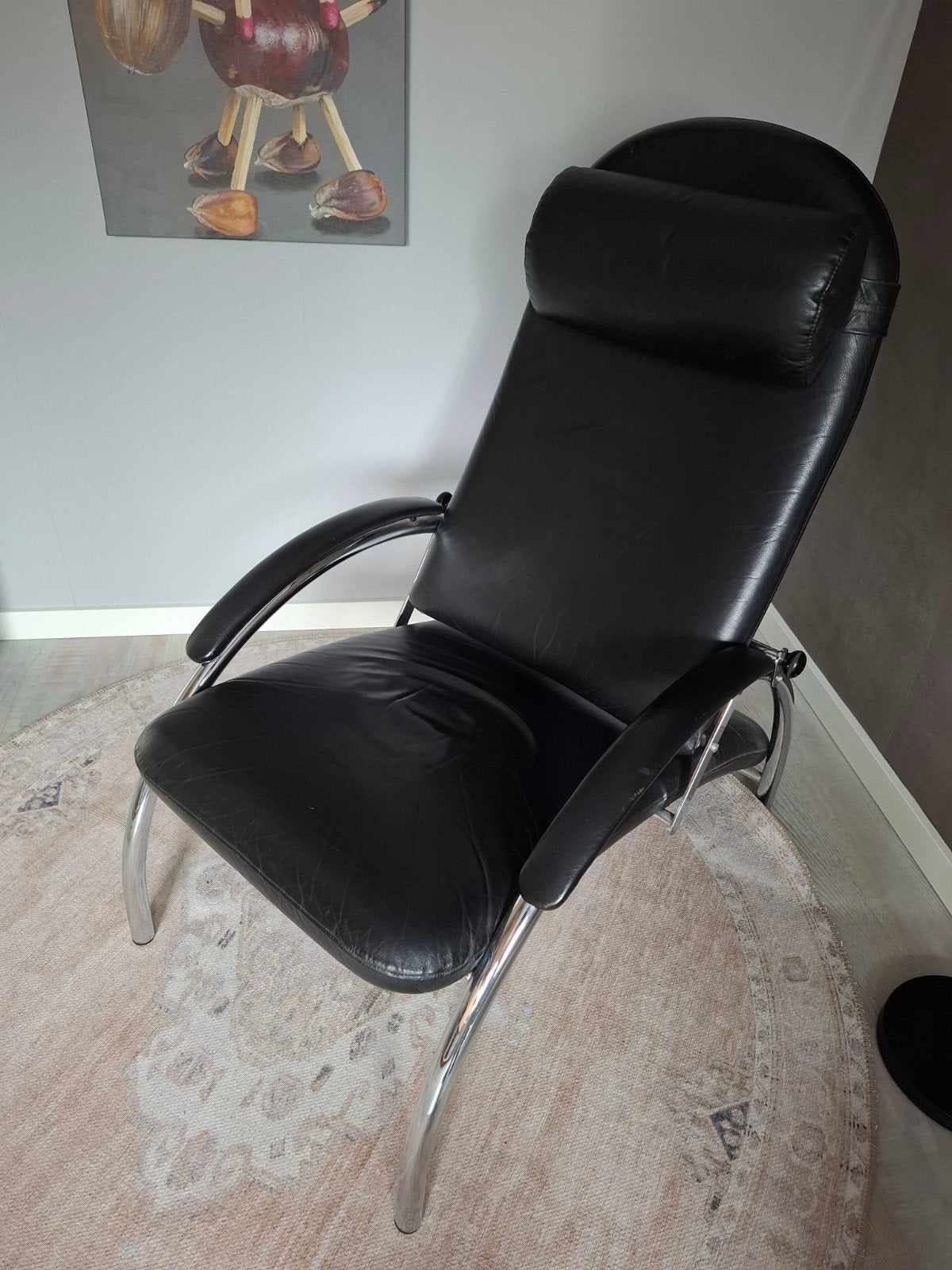 Relaxfauteuil Optima Ingmar Relling, Ophalen of Verzenden, Leer, 50 tot 75 cm
