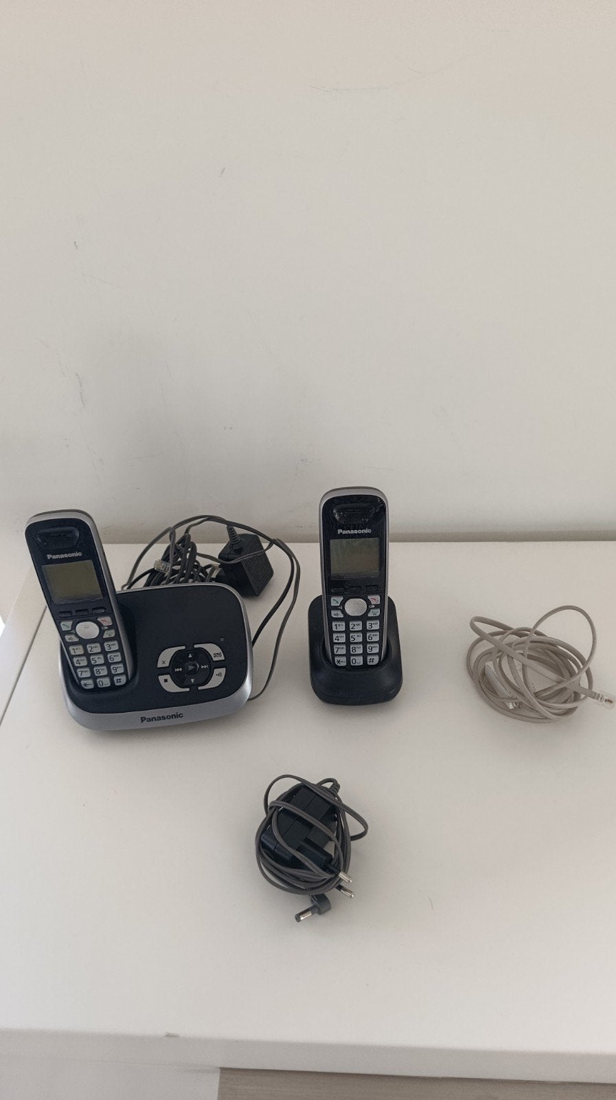 telefoon, Panasonic KX-TG-6522 GB, Duo Dect telefoonx, Ophalen, 2 handsets