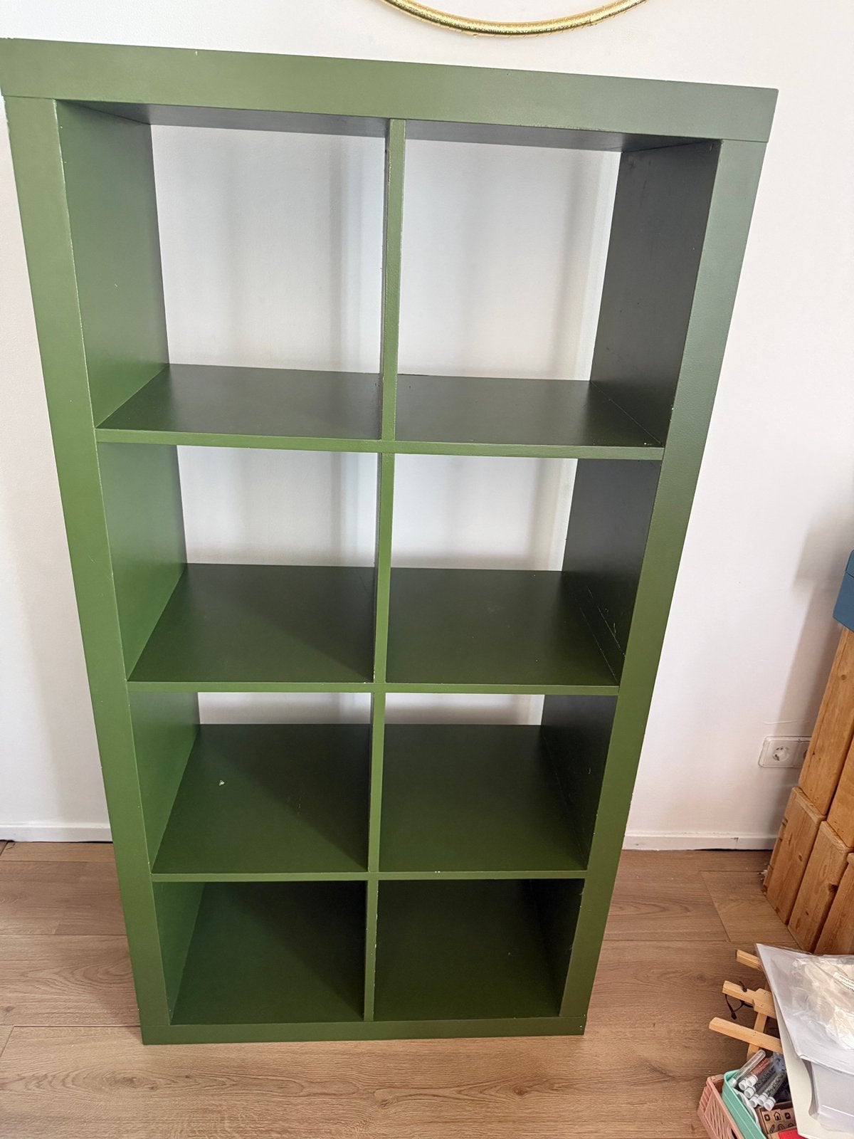 Geschilderde Kallax kast, Ophalen, 50 tot 100 cm, Zo goed als nieuw, Minder dan 100 cm