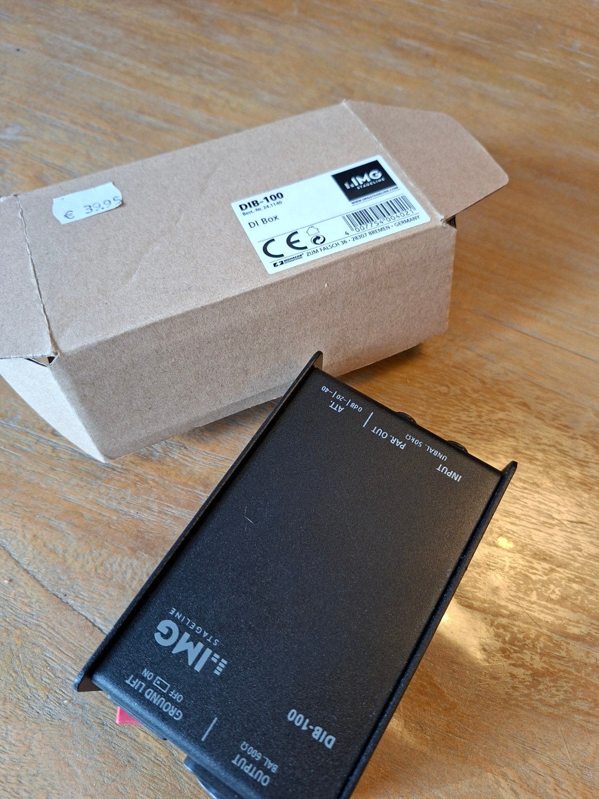 IMG Stageline DIB-100 DI Box - Nieuw in doos, Ophalen of Verzenden, Zo goed als nieuw