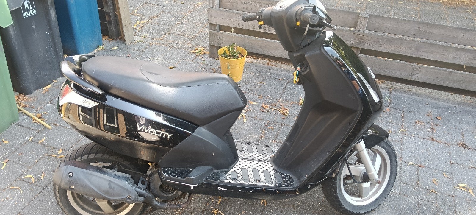 Peugeot Vivacity snorfiets - Zwart, Ophalen, Gebruikt, Benzine, Peugeot