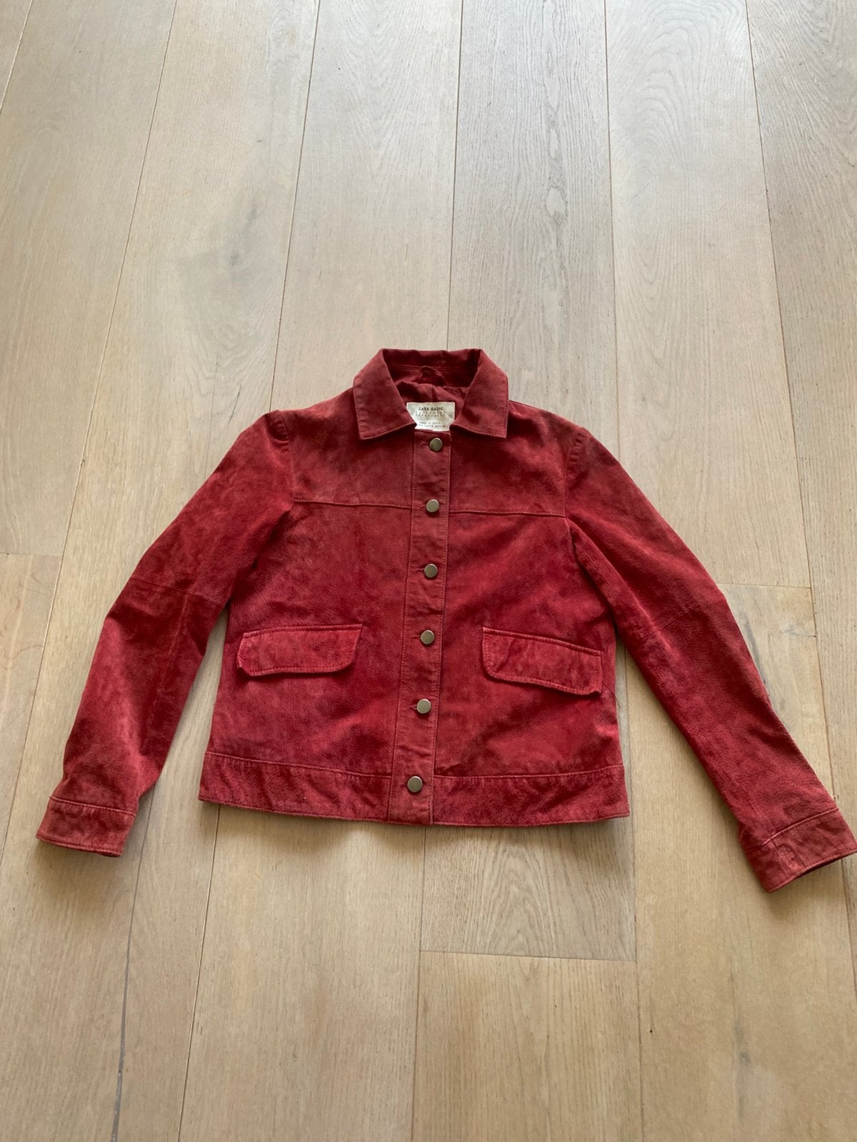 Zara suede jas jasje S nieuwstaat, Ophalen of Verzenden, Zo goed als nieuw, Jasje, Maat 36 (S)