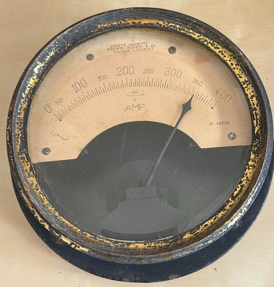 Ampèremeter, Ophalen, Gebruikt