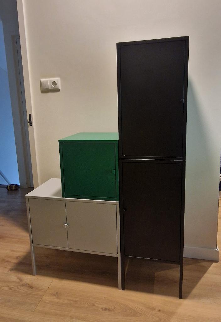 Locker kasten ikea, Ophalen, Zo goed als nieuw, Stoer metaal