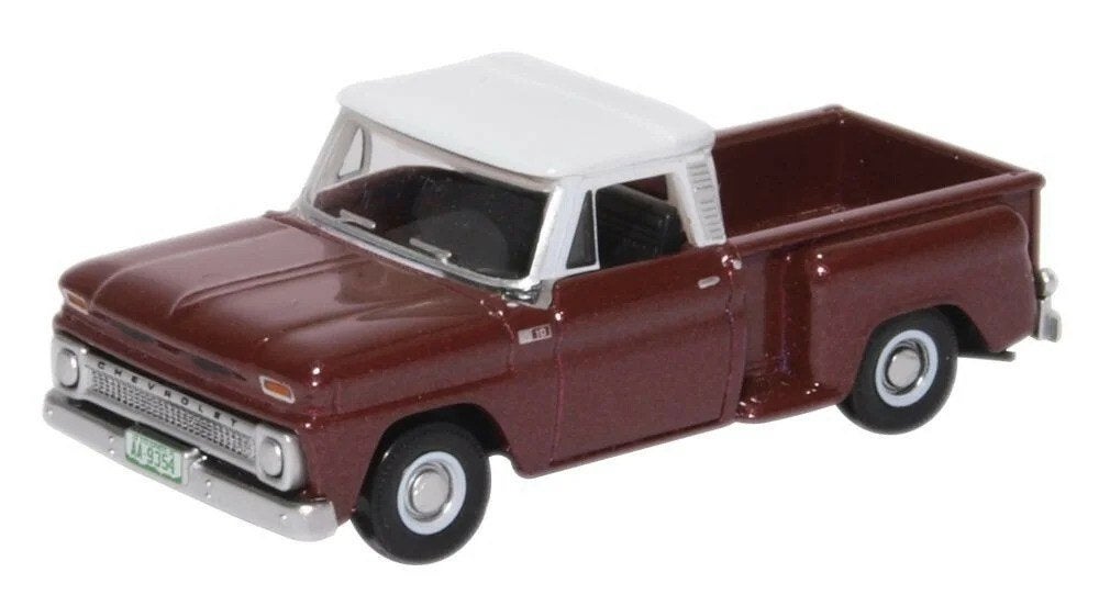 Chevrolet STEPSIDE PICK UP 1965 paars met een wit dak, Hobby en Vrije tijd, Ophalen of Verzenden, Nieuw, Auto, Overige merken