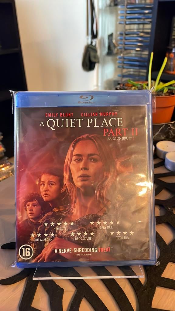A Quiet Place Part 2 Blu-ray Horror Thriller, Cd's en Dvd's, Blu-ray, Ophalen of Verzenden, Zo goed als nieuw, Horror