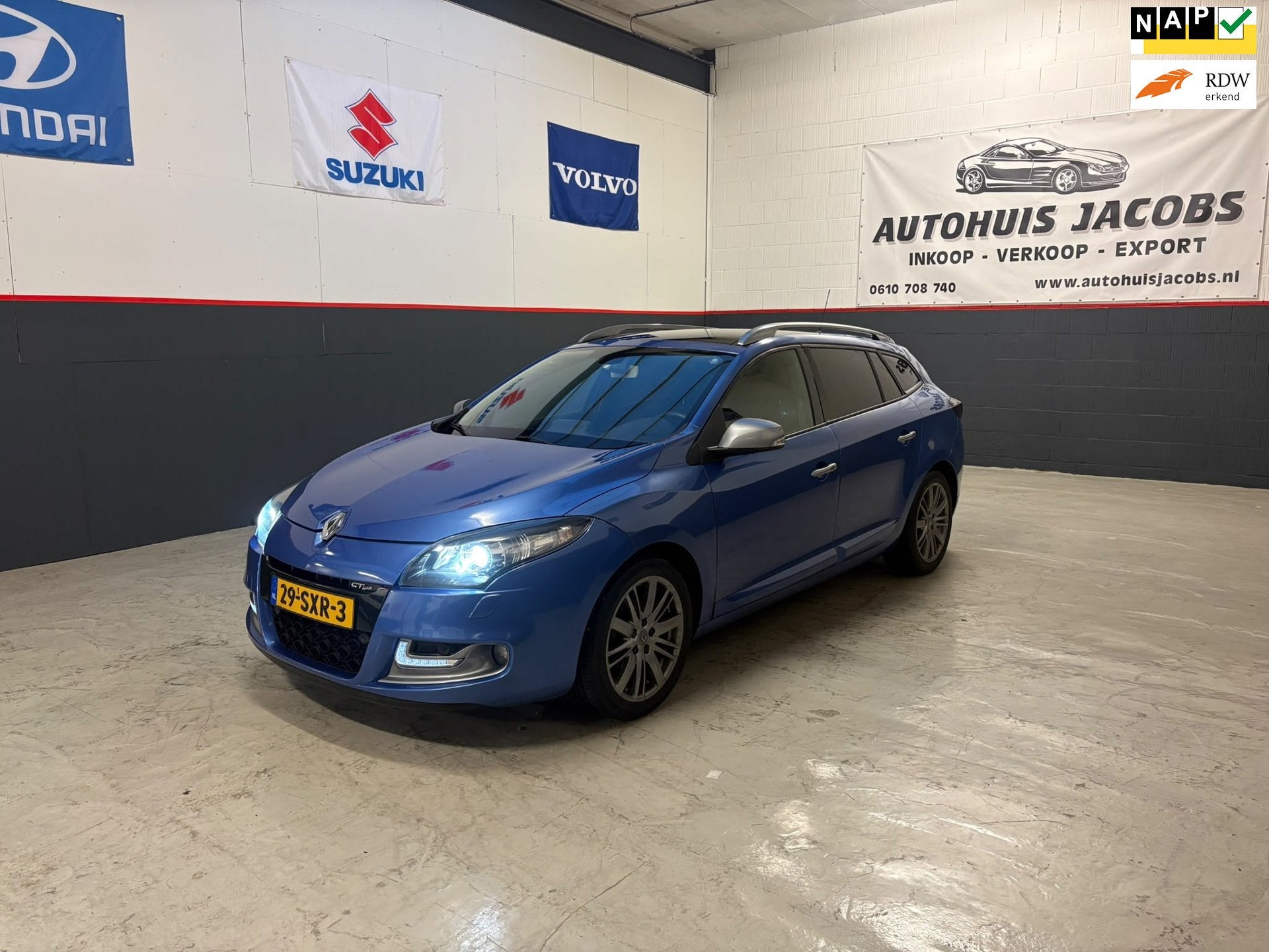 Renault Mégane Estate 1.4 TCe GT-Line APK 16-12-27 Schuif/K, Auto's, Voorwielaandrijving, Euro 5, Gebruikt, Zwart