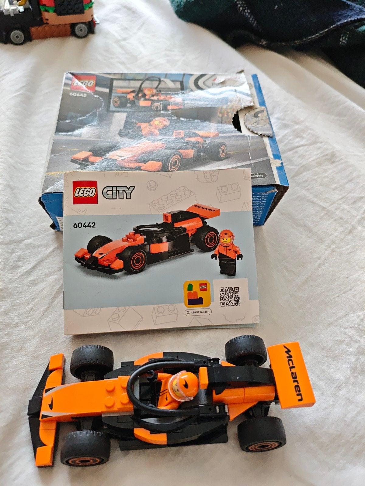 LEGO City McLaren Formule 1 Raceauto 60442, Ophalen of Verzenden, Zo goed als nieuw, Overige merken