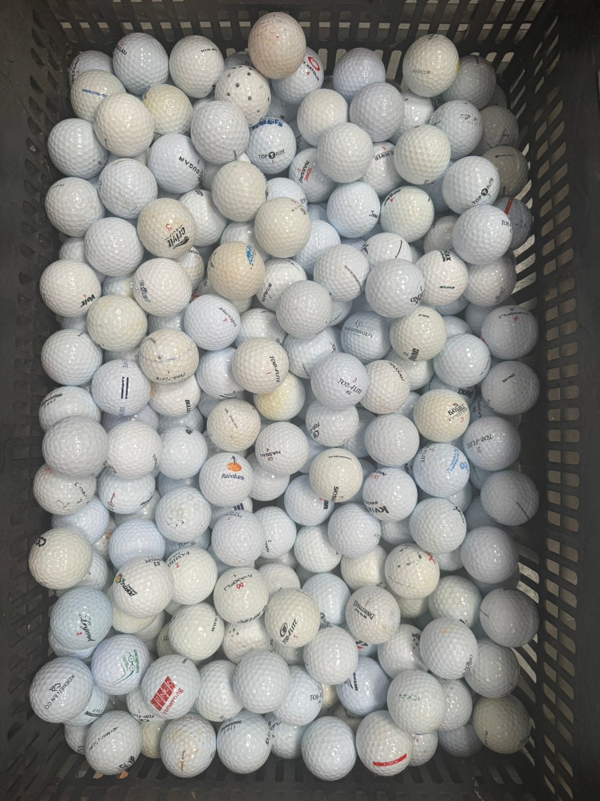 100 witte mix golfballen, Ophalen of Verzenden, Zo goed als nieuw, Bal(len)