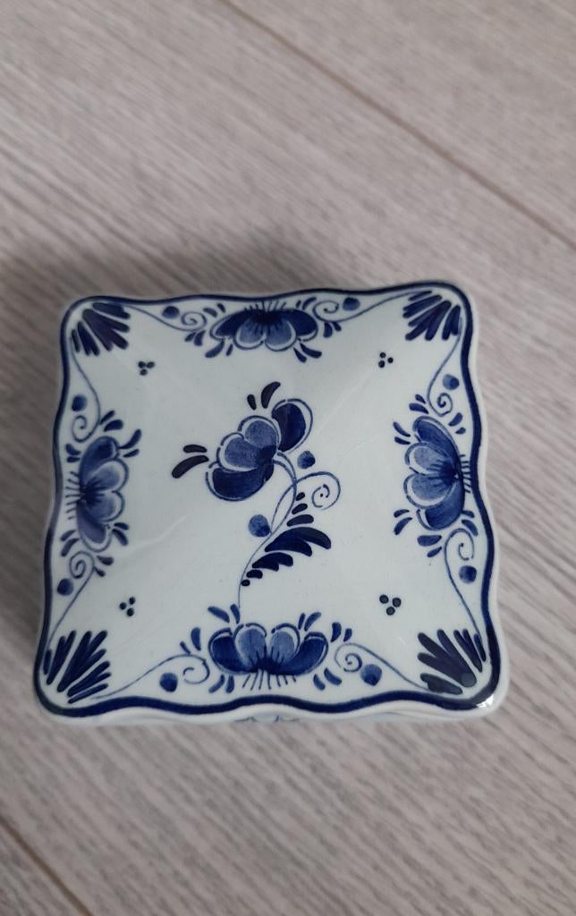 Mooi Delfts blauw doosje Holland, Antiek en Kunst, Ophalen of Verzenden