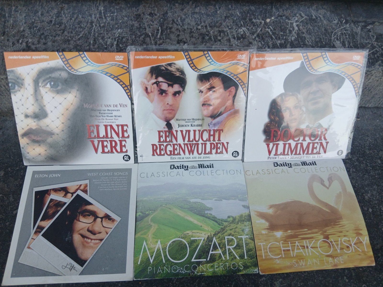 Mozart, Tchaikovsky, Elton John cd's + 3 Nederlandse dvd's, 2 t/m 25 bandjes, Klassiek, Ophalen of Verzenden, Zo goed als nieuw