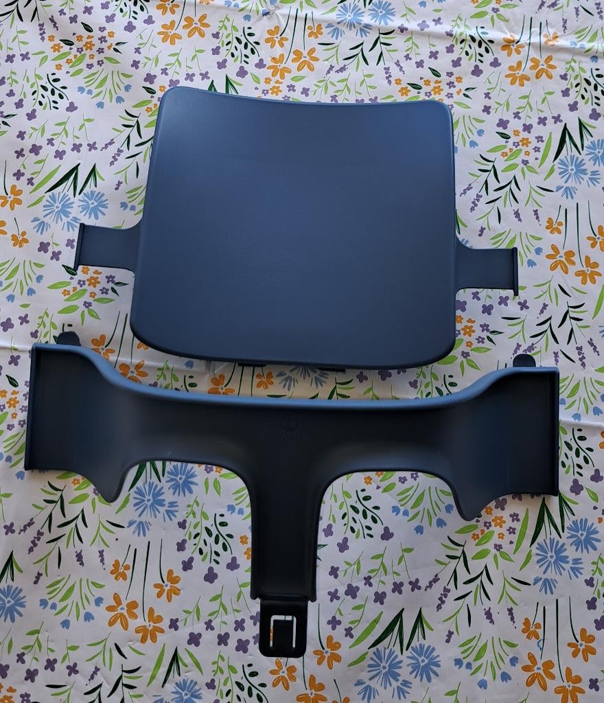 Stokke Tripp Trap Babyset blauw, Ophalen of Verzenden, Zo goed als nieuw, Meegroeistoel