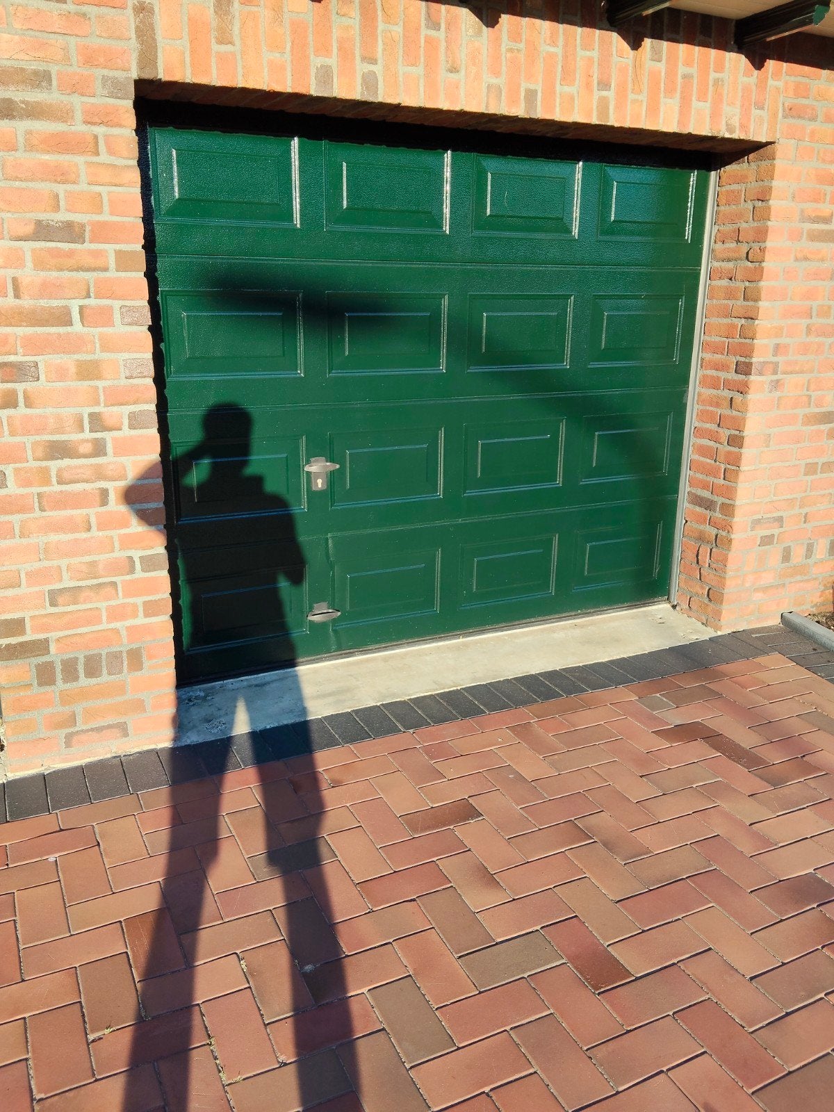 2x garagedeur, sectionaaldeur 2500x2125. lees tekst, Doe-het-zelf en Verbouw, Deuren en Horren, Ophalen, Gebruikt, 120 cm of meer