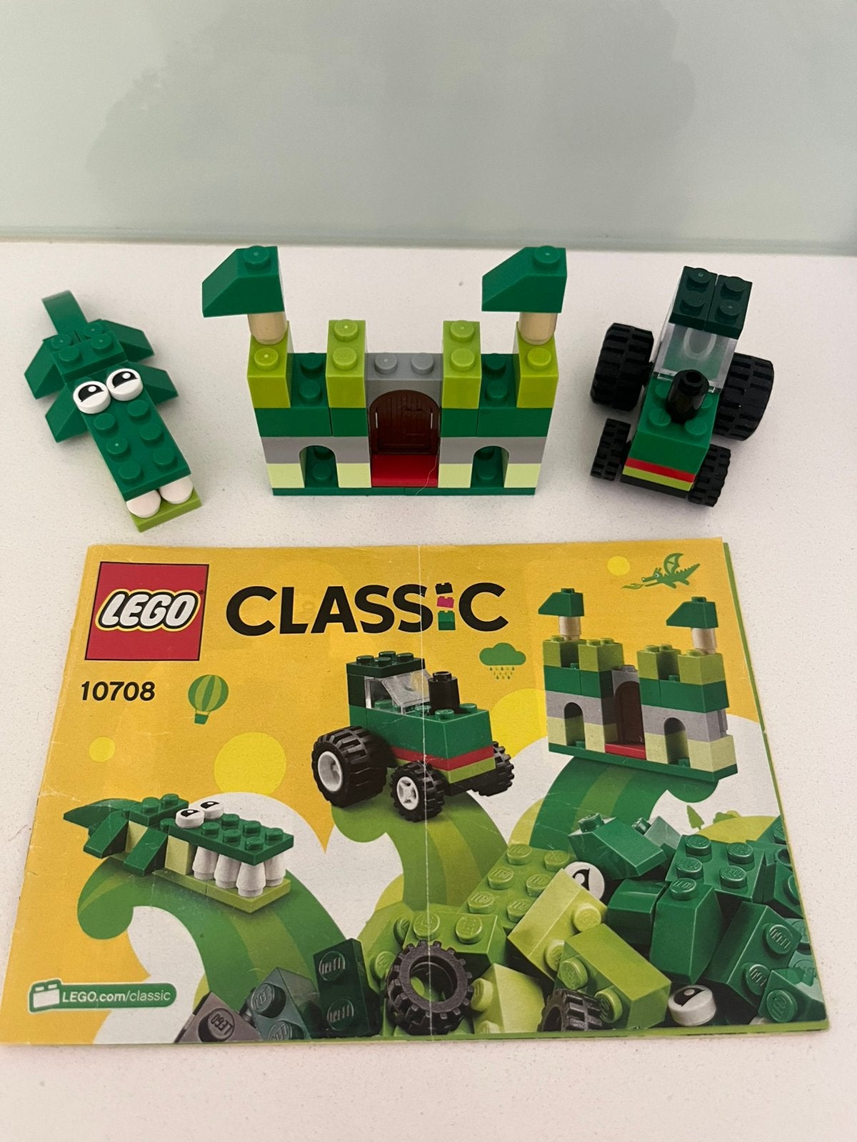 Lego classic groene creatieve set 10708, Lego, Compleet, Ophalen of Verzenden, Zo goed als nieuw