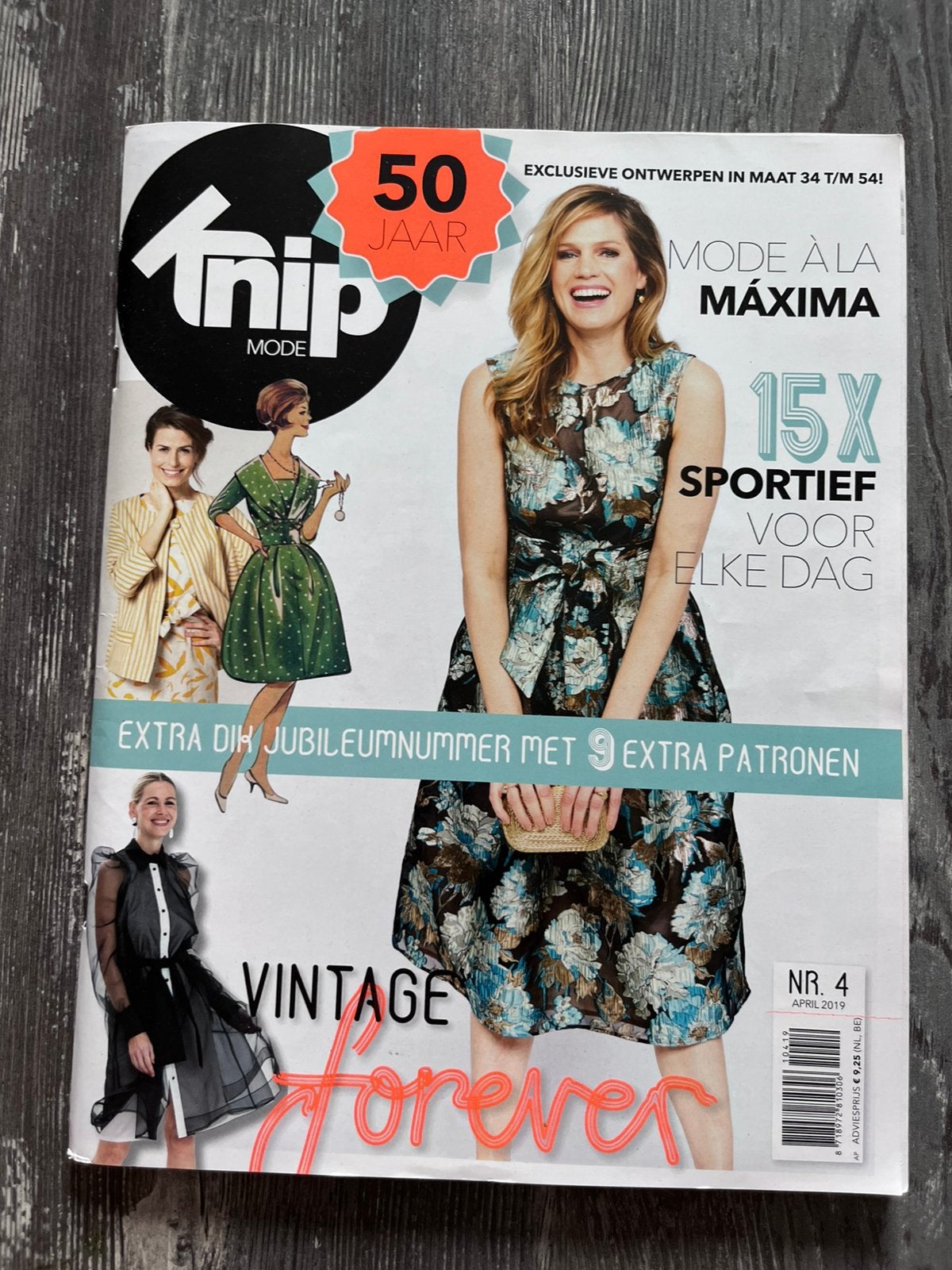 Knipmode april 2019, Ophalen of Verzenden, Zo goed als nieuw, Vrouw, Knipmode