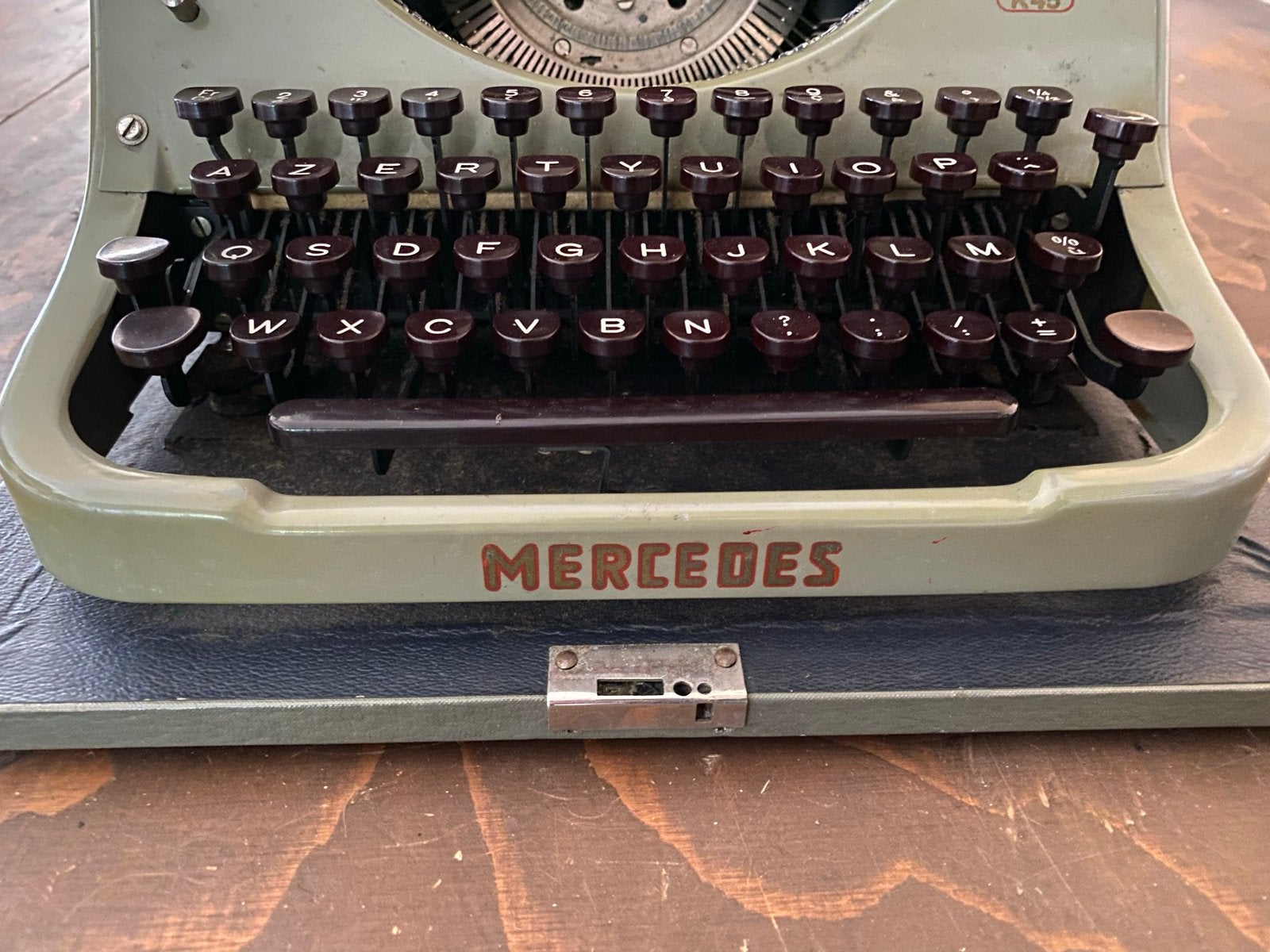 Vintage Mercedes typemachine, Ophalen of Verzenden, Gebruikt