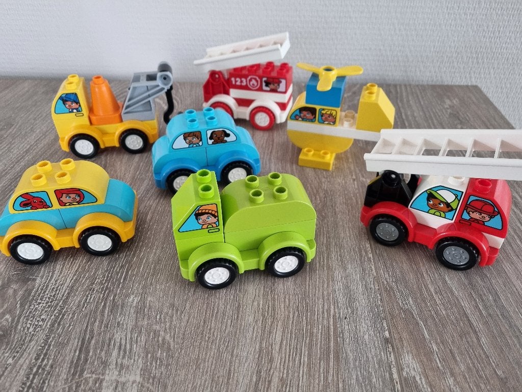 7 Leuke Duplo autootjes, Ophalen of Verzenden, Zo goed als nieuw, Duplo