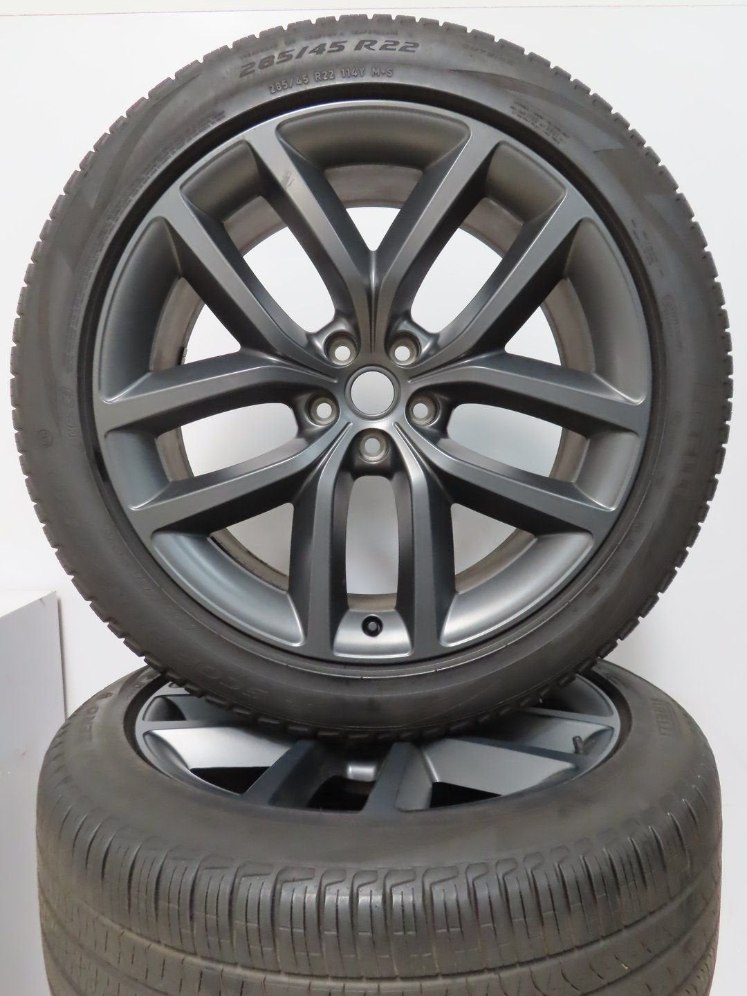 Originele Range Rover sport 22 inch velgen all season banden, Gebruikt, -, 285 mm, -