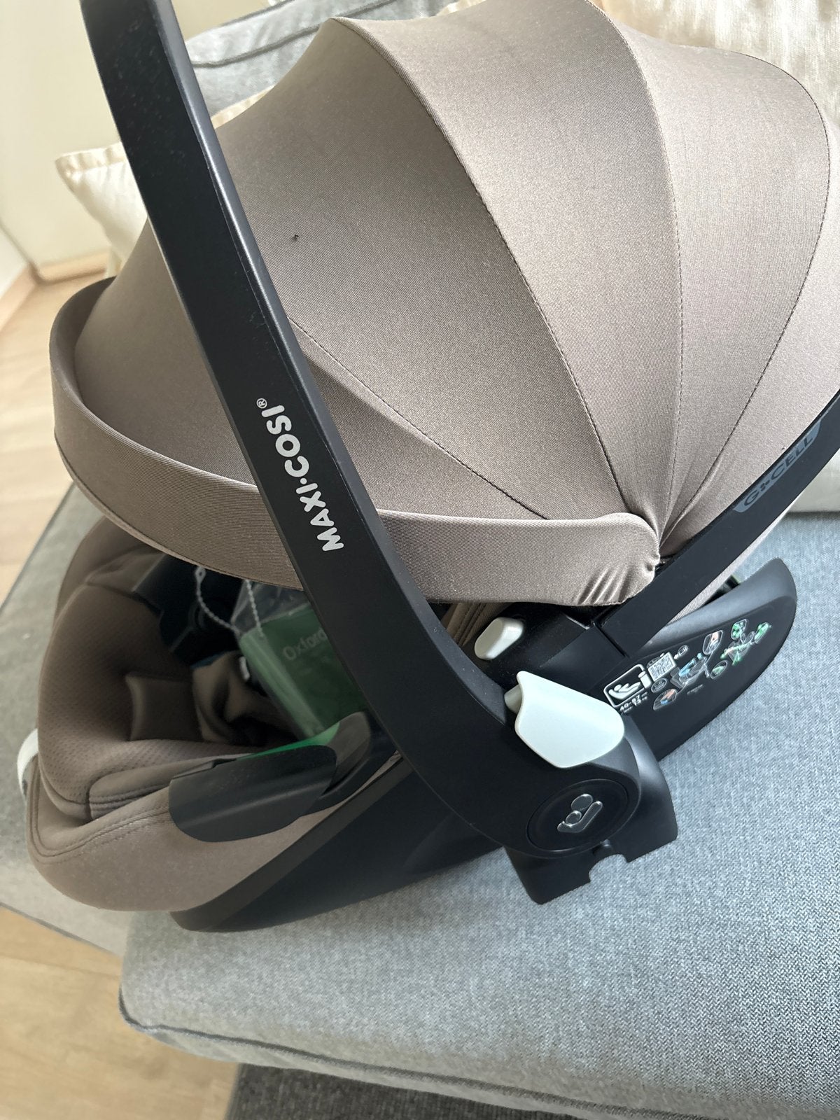 Maxi-Cosi Oxford autostoel, Autogordel of Isofix, Gebruikt, 0 t/m 13 kg, Maxi-Cosi
