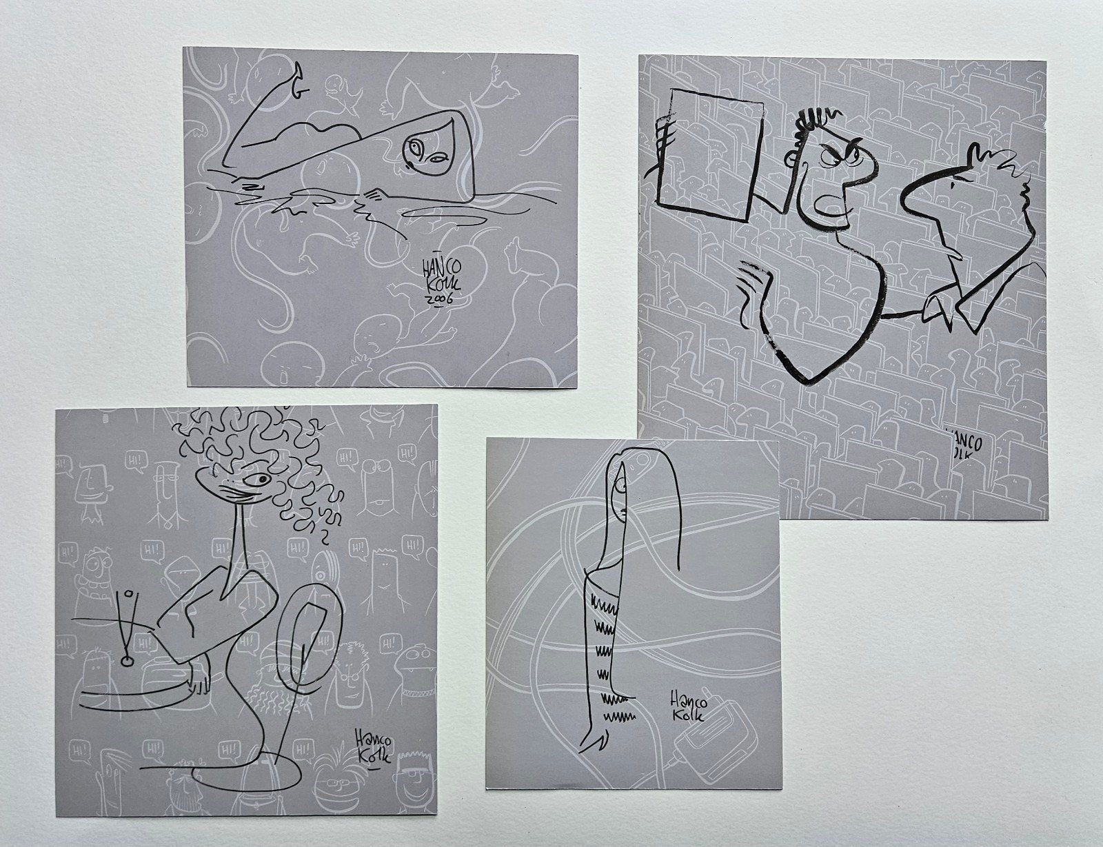 Hanco Kolk - Gesigneerde tekeningen (2006), Eén stripboek, Ophalen of Verzenden