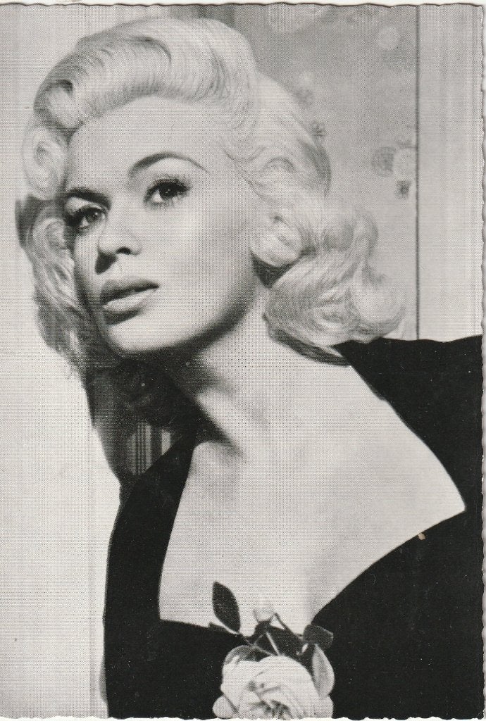 FILMSTER JAYNE MANSFIELD JAREN 60 ZEER MOOI OUDE KAART KO756, Verzamelen, Ophalen of Verzenden, 1960 tot 1980, Gelopen, Overige thema's