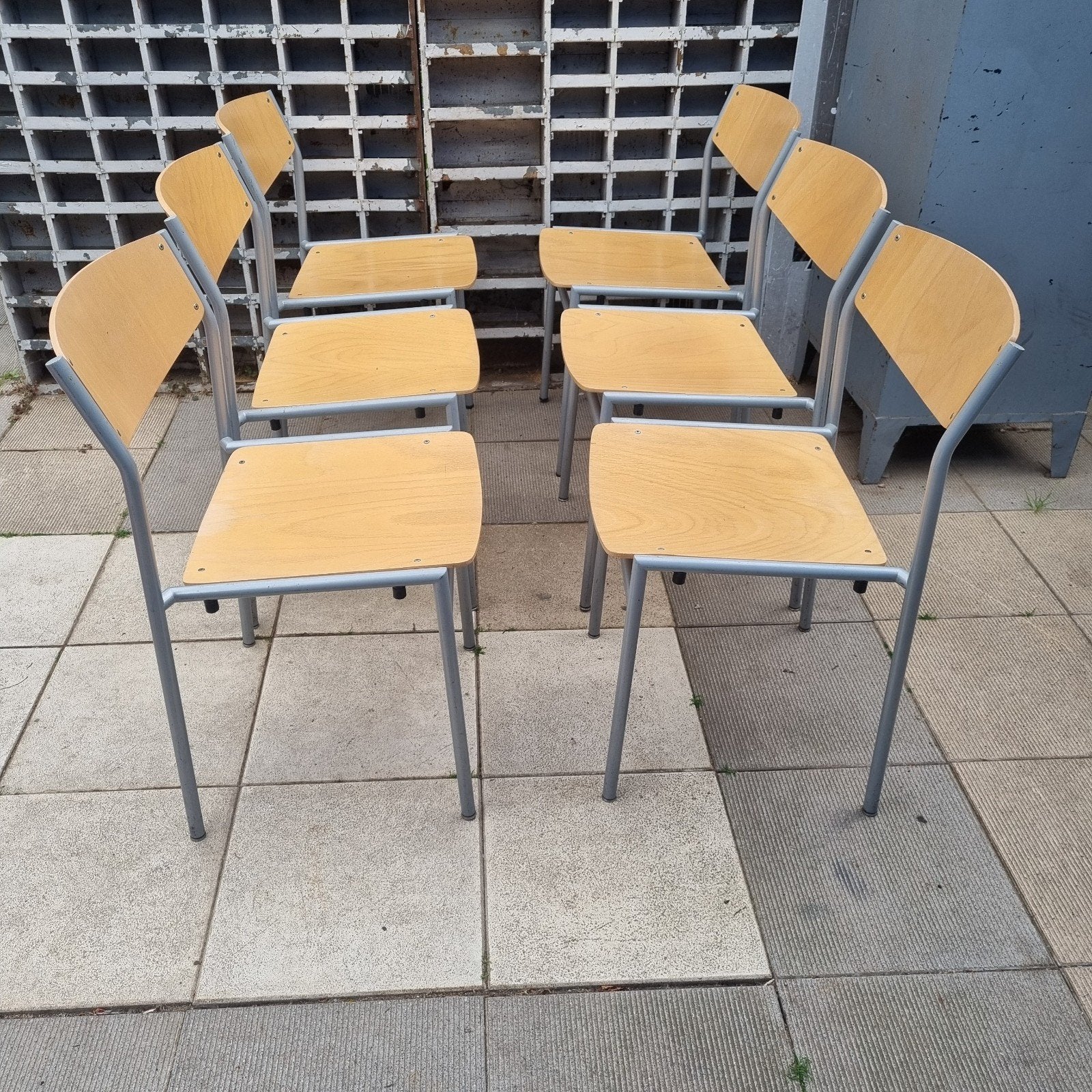 Prachtige en zeldzame set Gijs van der Sluis stoelen, Huis en Inrichting, Stoelen, Ophalen, Gebruikt, Bruin, Vijf, Zes of meer stoelen