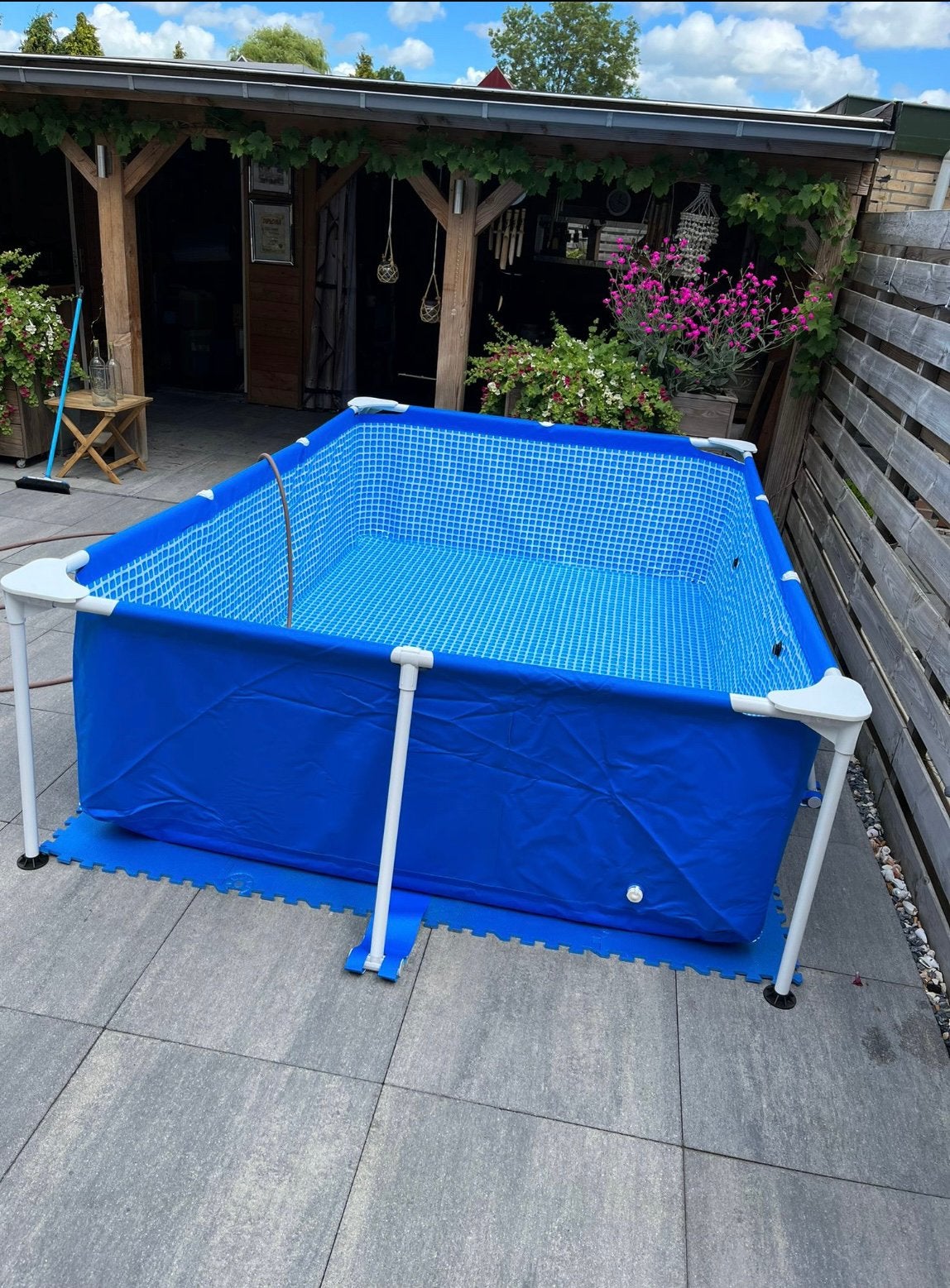 Intex zwembad 200x300 incl pomp en accessoires, Tuin en Terras, Zwembaden, Ophalen, Minder dan 80 cm, Zo goed als nieuw, Opzetzwembad