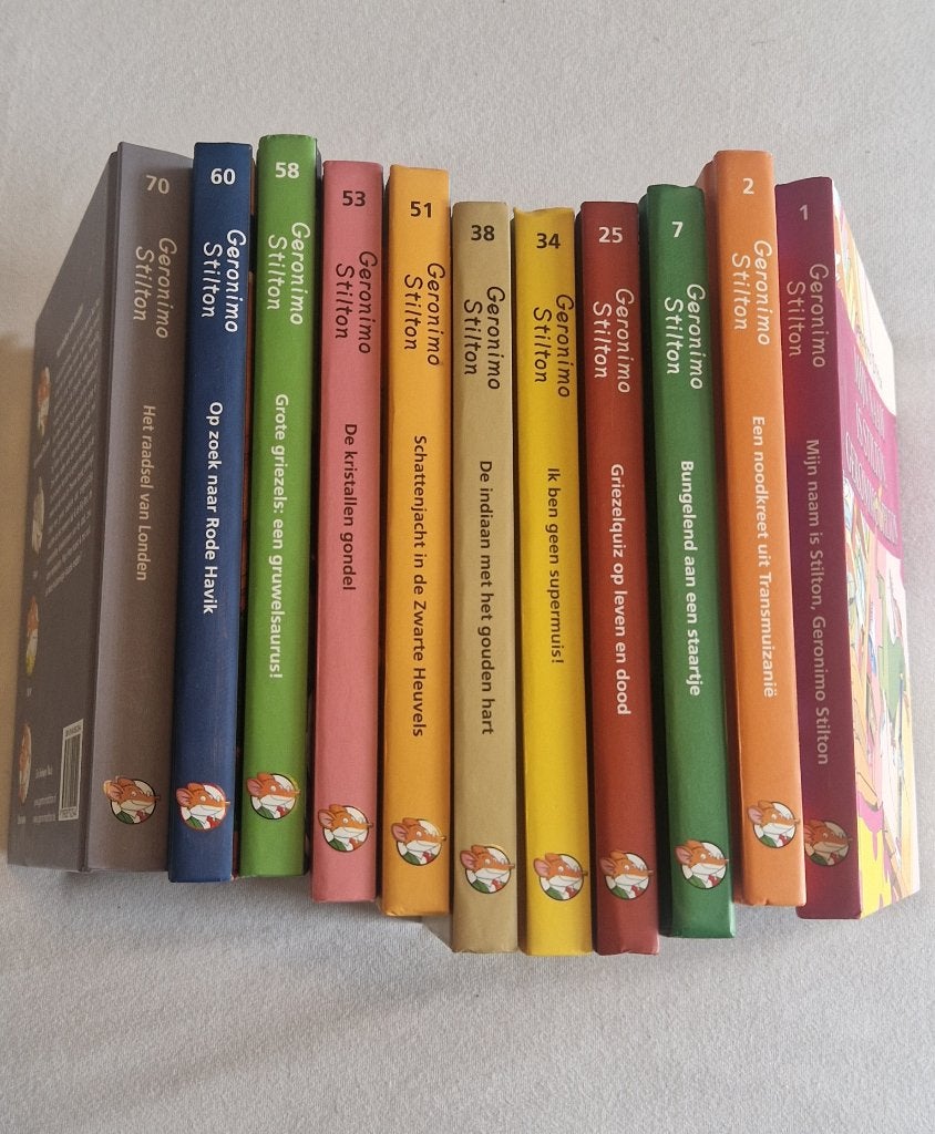 Boeken van Geronimo Stilton, Boeken, Kinderboeken | Jeugd | 10 tot 12 jaar, Ophalen of Verzenden, Zo goed als nieuw, Fictie