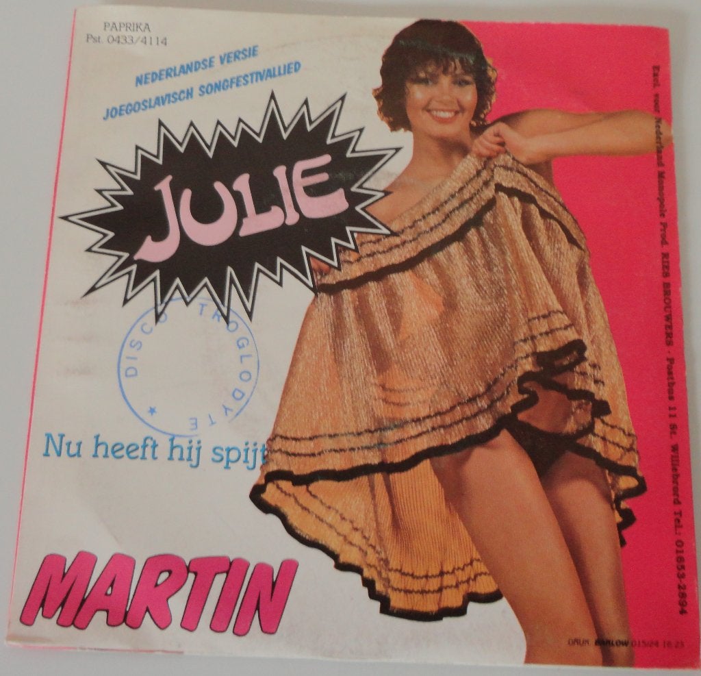 Martin > Julie, Ophalen of Verzenden, Gebruikt, 7 inch, Nederlandstalig