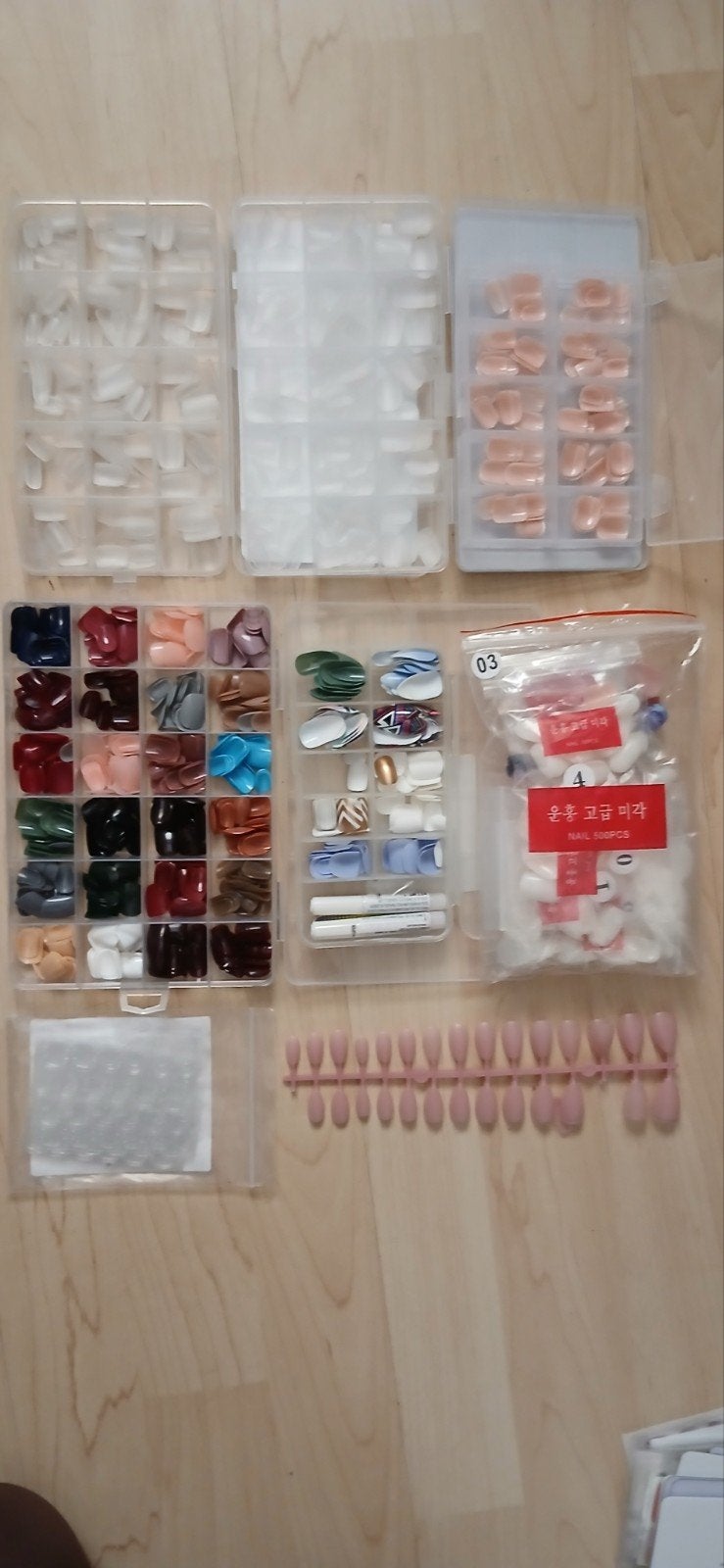 partij kunstnagels plaknagels nagelstickers, Ophalen of Verzenden, Nieuw, Overige kleuren, Handen en Nagels