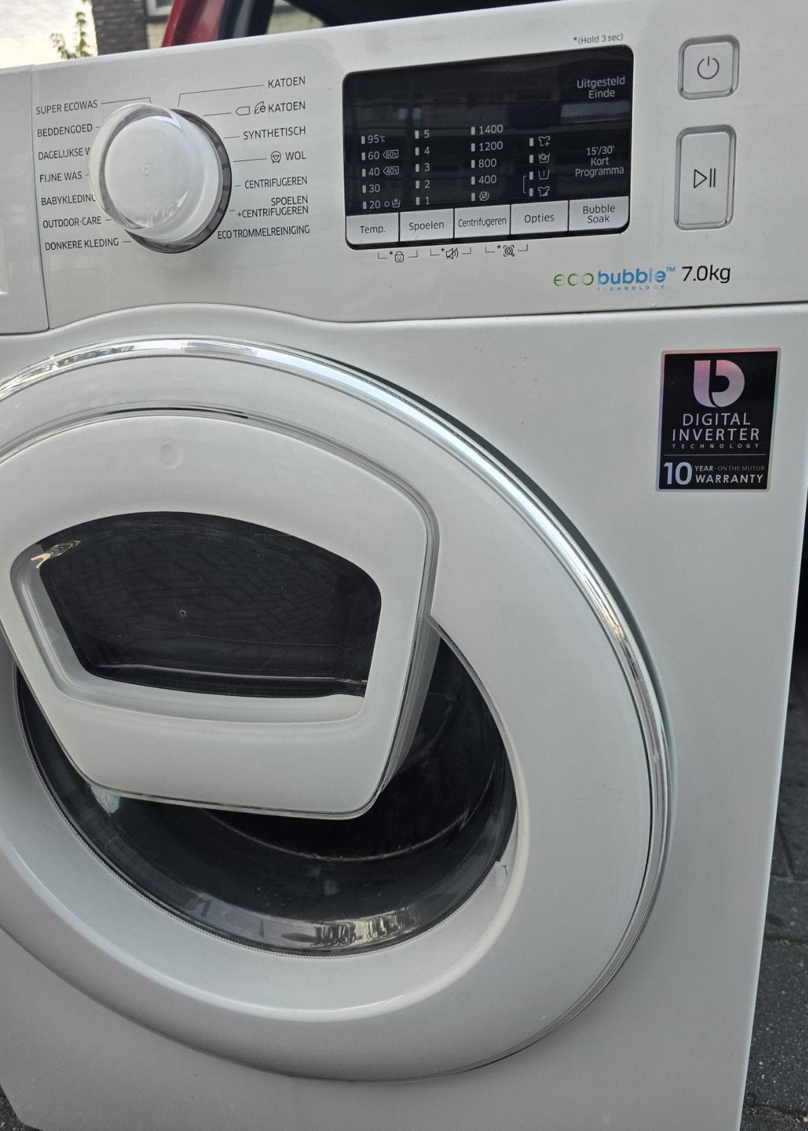 Samsung EcoBubble 7.0kg Wasmachine - Zo goed als nieuw, Witgoed en Apparatuur, Wasmachines, Ophalen of Verzenden