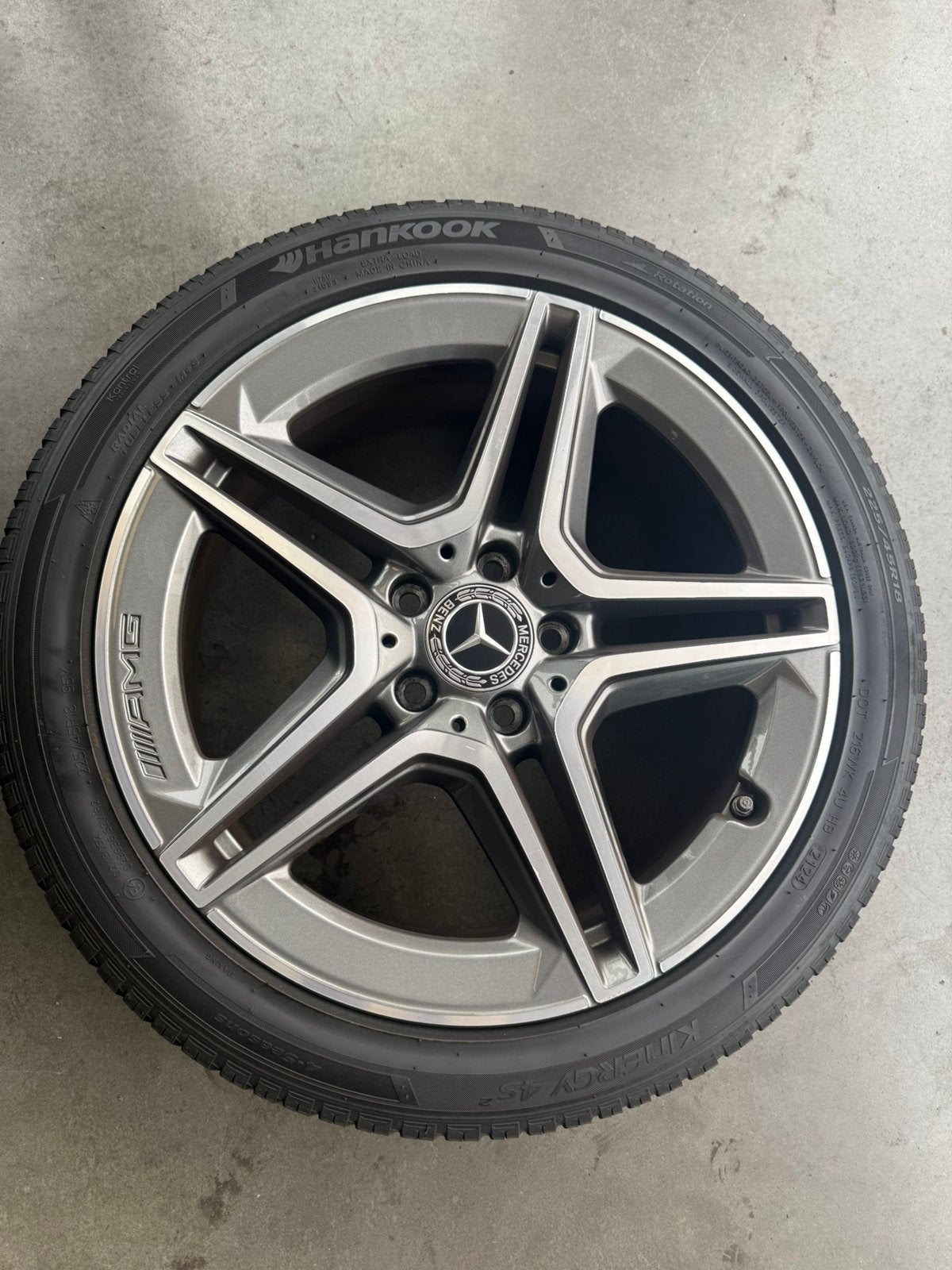 AMG origineel velgen set 18 inch, Auto-onderdelen, Banden en Velgen, Ophalen, 18 inch, Gebruikt, Velg(en)
