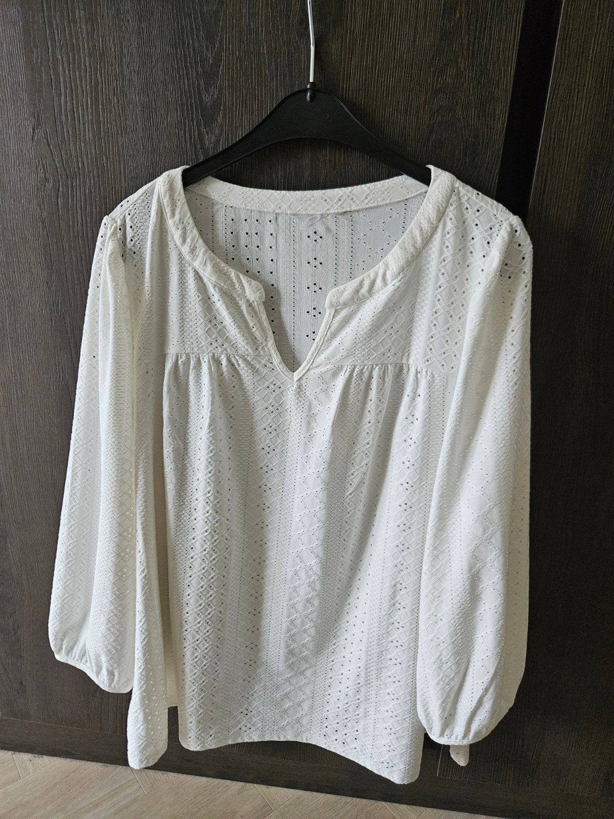 mooie witte blouse, Wit, Maat 46/48 (XL) of groter, Ophalen of Verzenden, Zo goed als nieuw