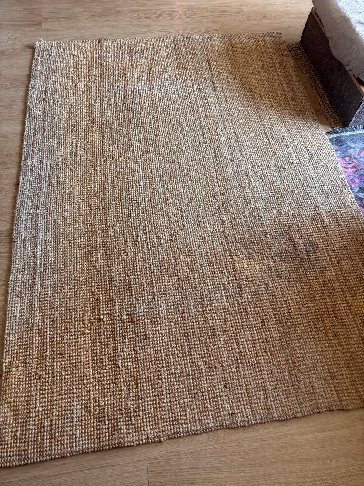 IKEA LOHALS boho kleed 160x230 cm, Ophalen, Gebruikt, Bruin, 150 tot 200 cm