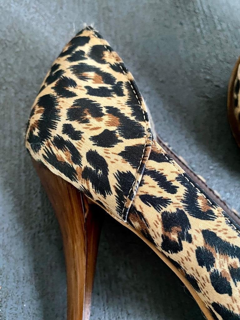 J77 Poti Pati maat 38 pumps schoenen hak bruin/beige/zwart, Beige, Ophalen of Verzenden, Zo goed als nieuw, Poti Pati