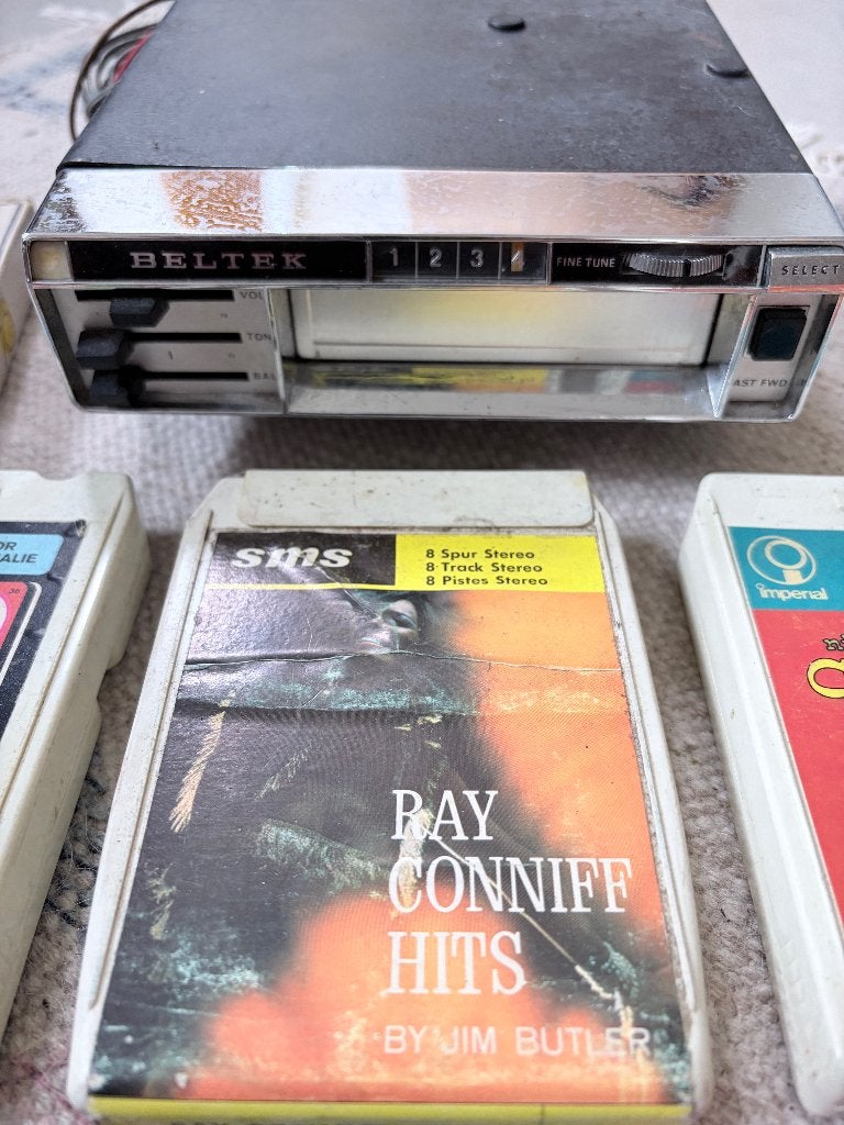 8 track BELTEK voor in de auto, Gebruikt, 2 t/m 25 bandjes, Overige genres, Ophalen of Verzenden