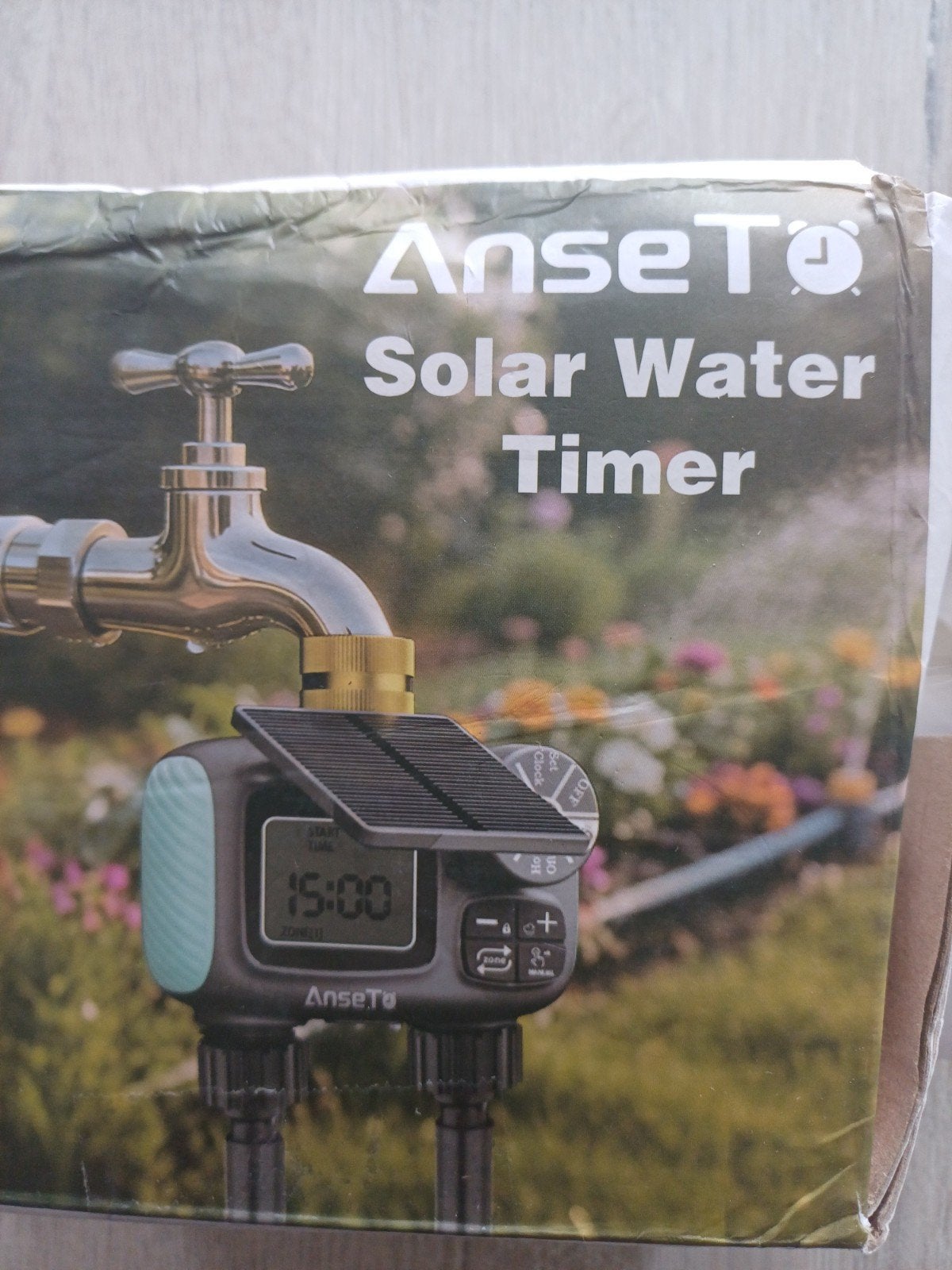 AnseTo Solar Water Timer - Automatische Irrigatie, Tuin en Terras, Bewateringscomputers, Ophalen of Verzenden, Nieuw