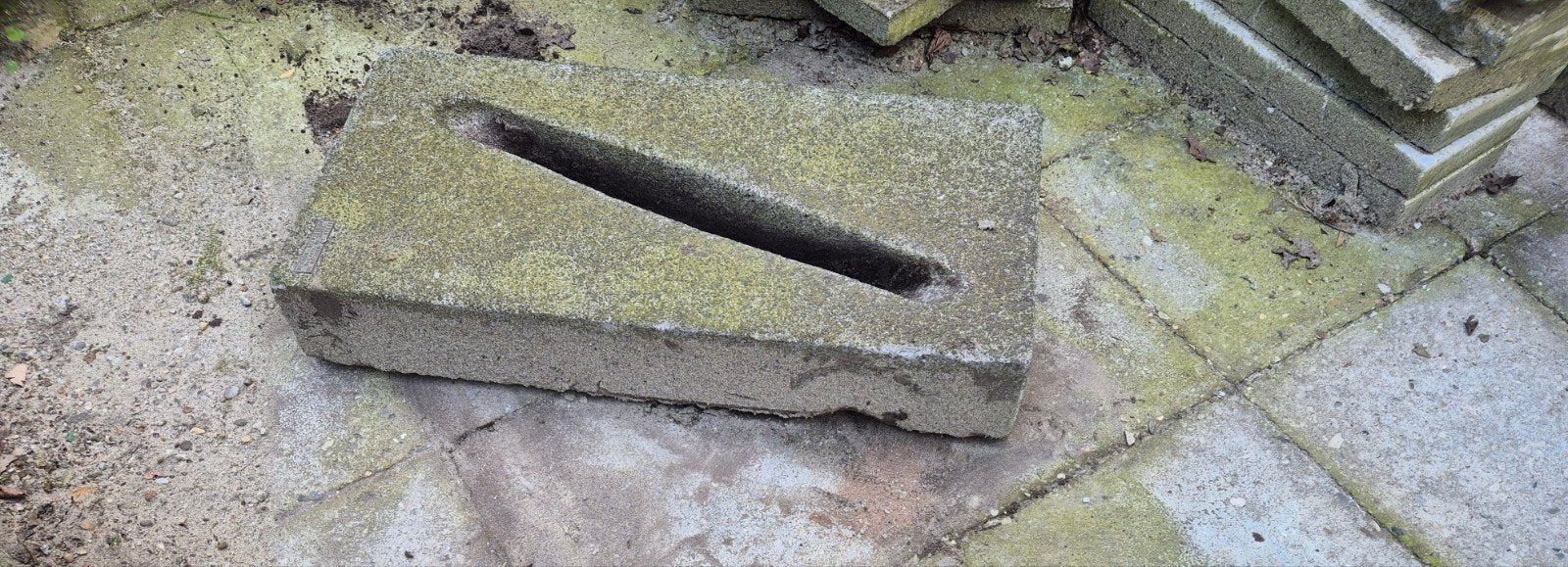 Zware fietshouder, Tuin en Terras, Tegels en Klinkers, Ophalen, Beton, Overige typen