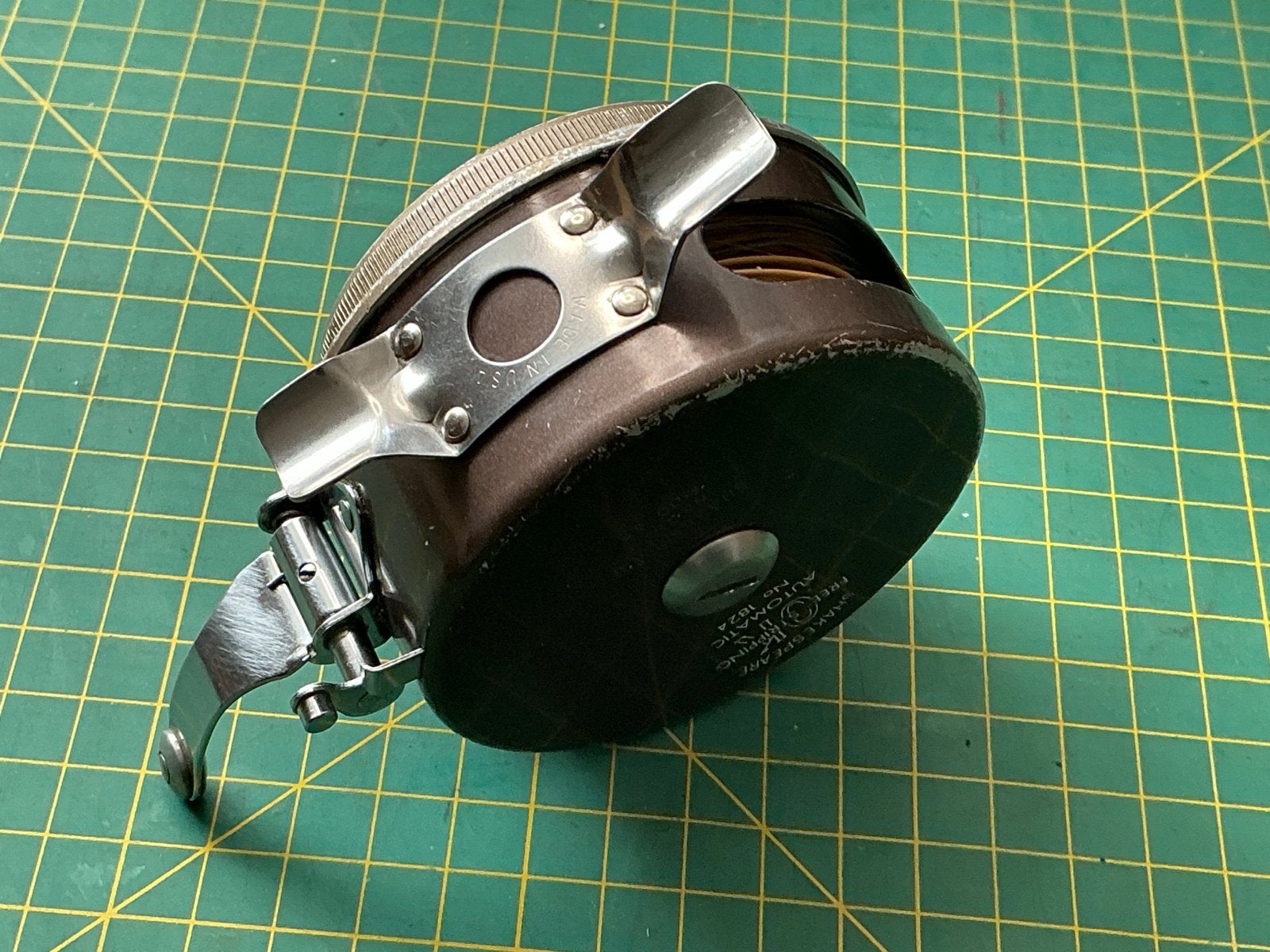 Vintage Shakespeare Automatic Vliegvis Molen Mod. EK No. 182, Ophalen of Verzenden, Gebruikt, Molen