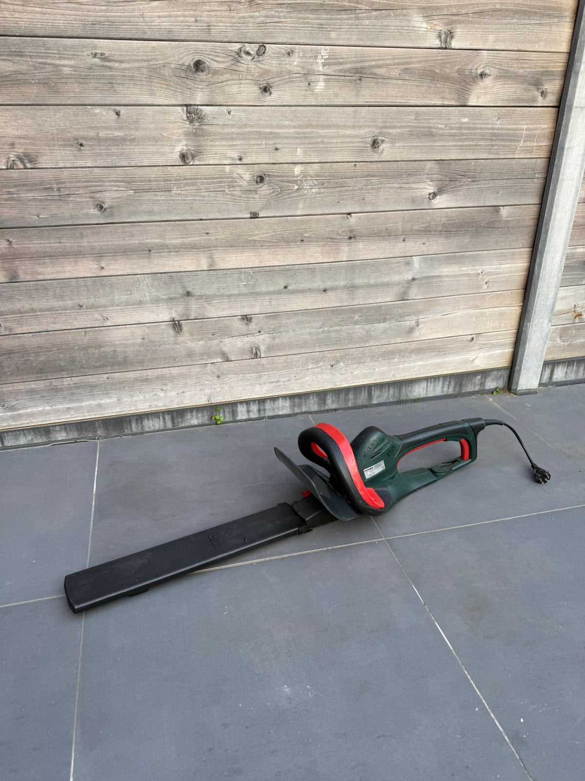 Metabo HS 8655 Quick heggenschaar + extra ongebruikt mes, Tuin en Terras, Heggenscharen, Ophalen, Zo goed als nieuw, Elektrisch