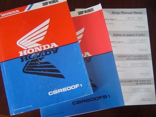 Honda CBR600F 2000 / 01motorcycle shop manual CBR 600 F, Motoren, Handleidingen en Instructieboekjes, Honda, Ophalen of Verzenden