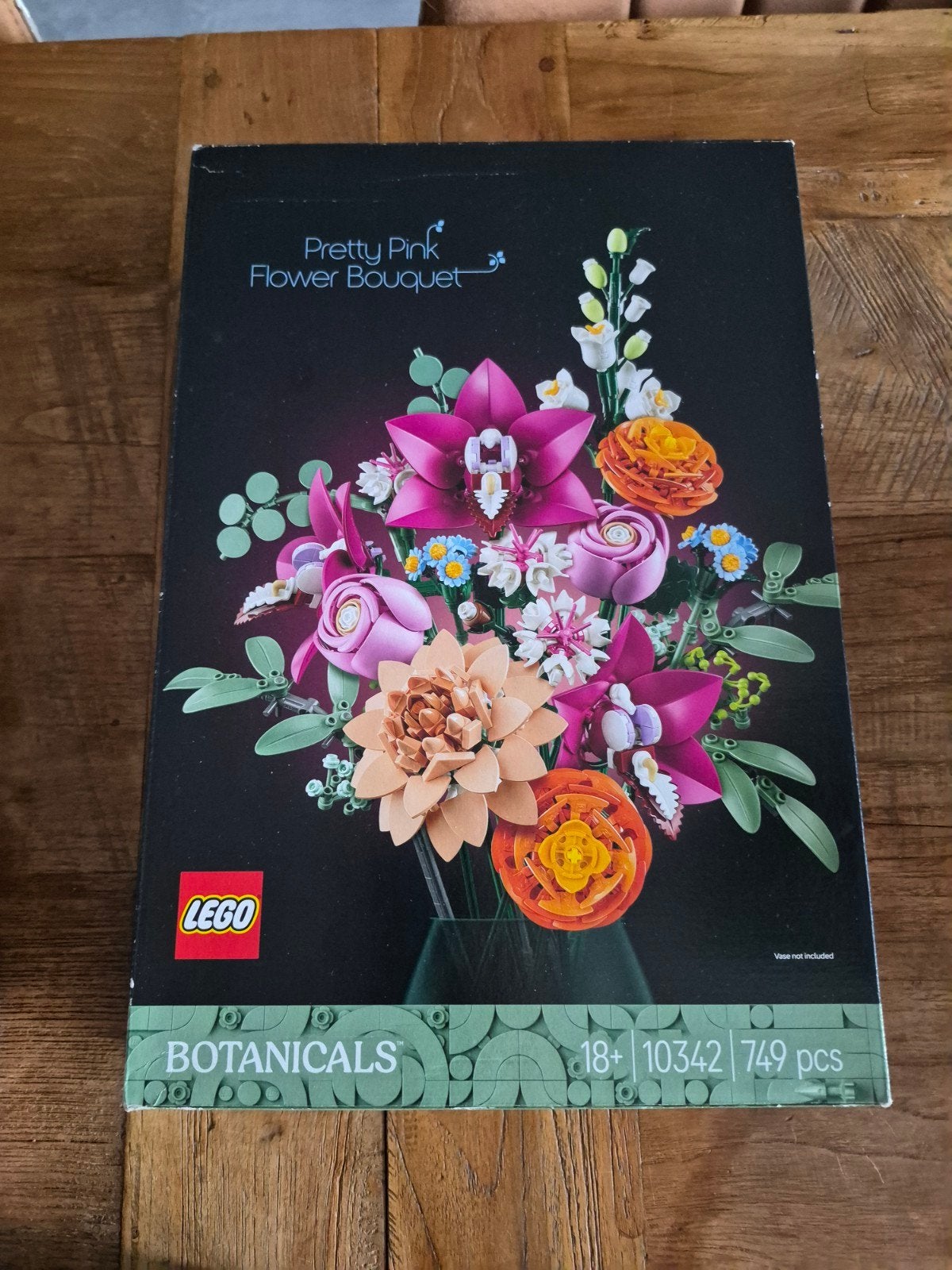 Lego icons 10342 botanical pretty pink flower bouquet, Ophalen, Lego, Compleet, Zo goed als nieuw